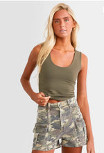 Load image into Gallery viewer, Clean Lines Muscle Cami- Adventurer