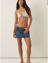 Load image into Gallery viewer, Pami Bikini Top In Bali Blue With Beads