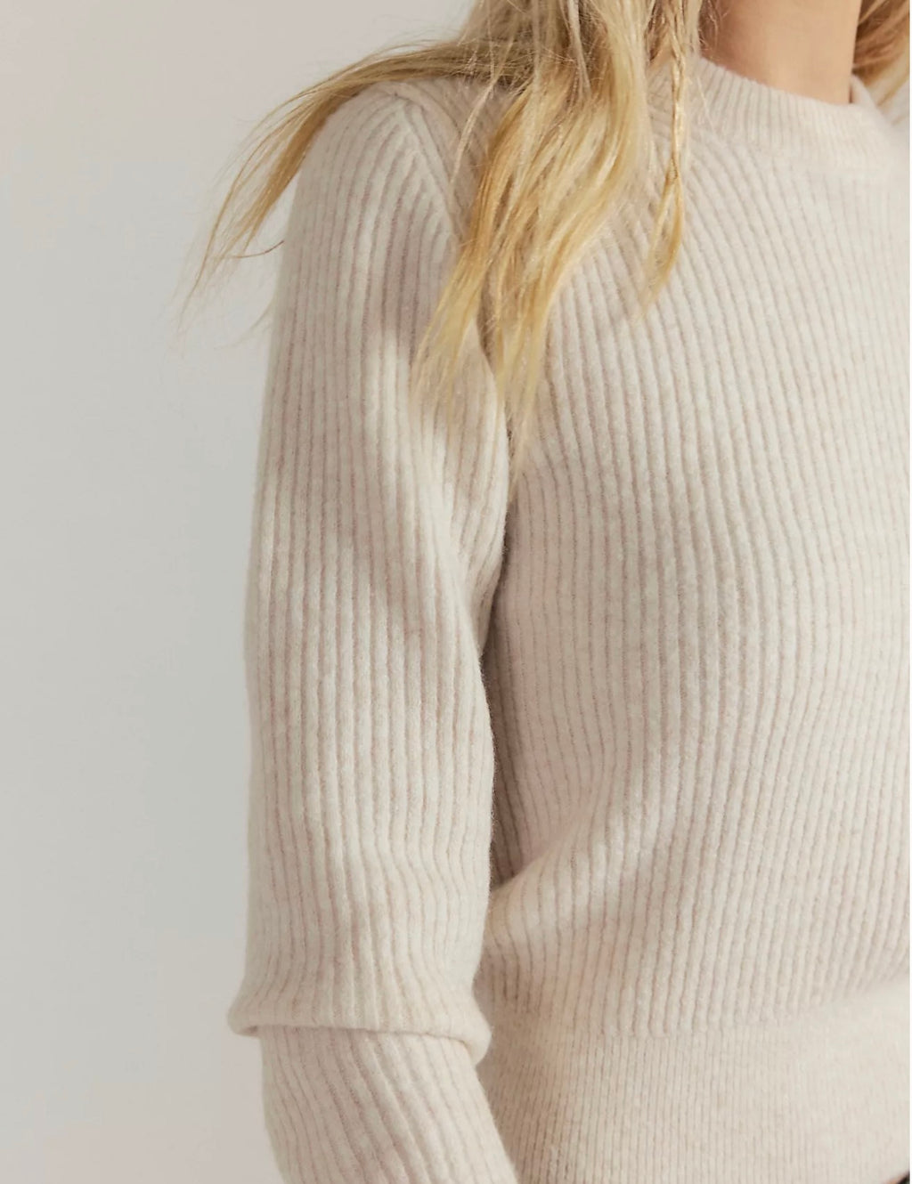 Ever After Pullover- Almond Milk Heather