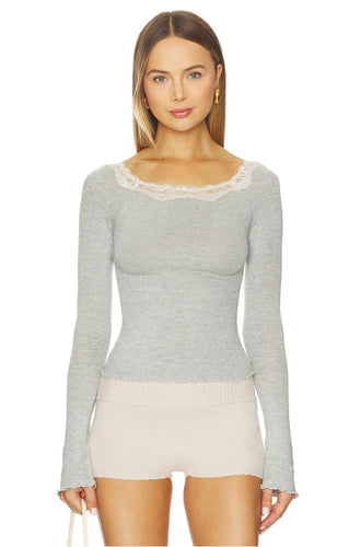 Oh My Darling Long Sleeve- Heather Grey