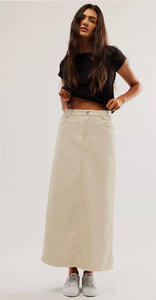 City Slicker Vegan Maxi Skirt