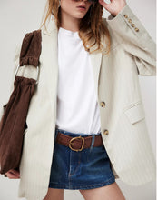 Load image into Gallery viewer, Gallivanting Peekaboo Skort- Blue Rebel