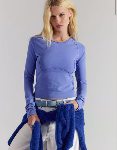 Protagonist Long Sleeve- Cornflower Blue