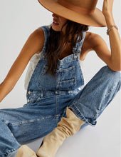 Load image into Gallery viewer, Ziggy Denim Overalls- Powder Blue