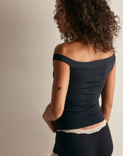 Load image into Gallery viewer, Round Two Asymmetrical Tank- Black