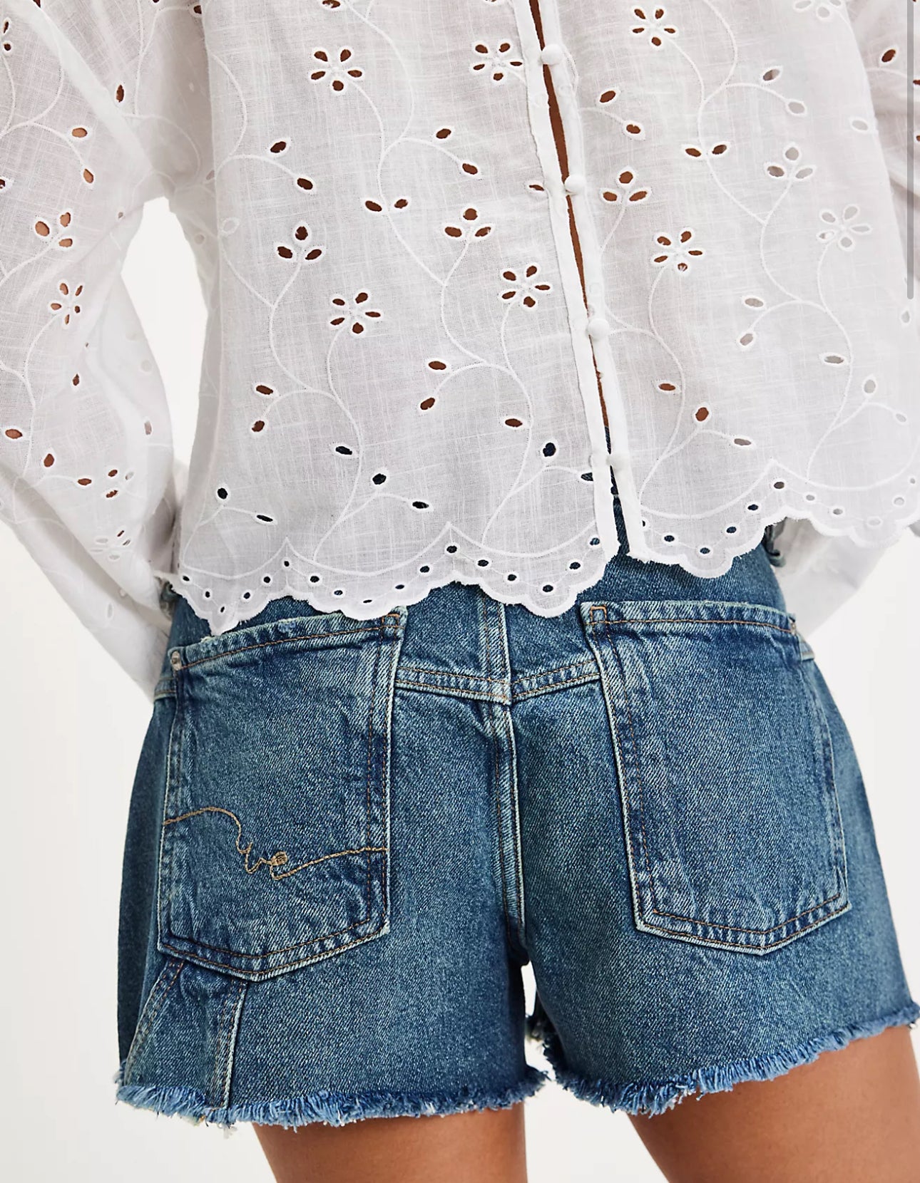 Now or Never Denim Shorts- Sunsational