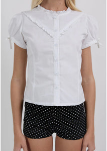 Eunia Short In Micro Polka Black
