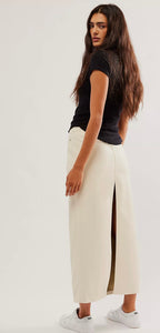 City Slicker Vegan Maxi Skirt