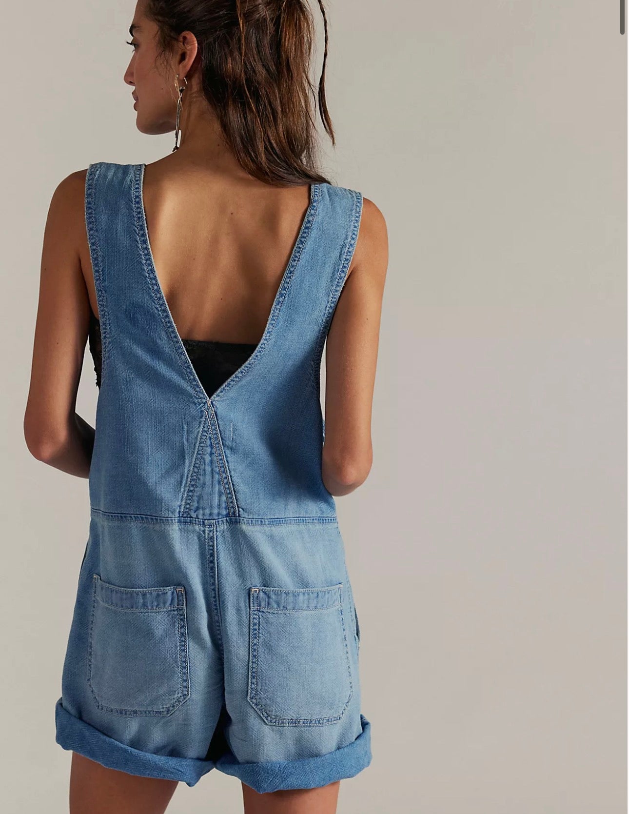 Jude Shortalls- Light Indigo