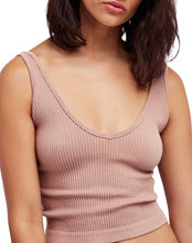 Load image into Gallery viewer, FP Rib Knit Tank - Almond