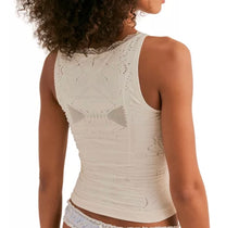Load image into Gallery viewer, Flirty Flutters Tank- Ivory