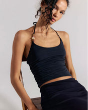 Load image into Gallery viewer, Toni Beaded Tank- Black