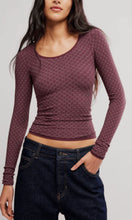 Load image into Gallery viewer, Love Letter Long Sleeve- Vintage Grape