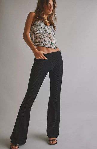Penny Pull-On Velvet Pants