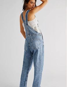 Ziggy Denim Overalls- Powder Blue
