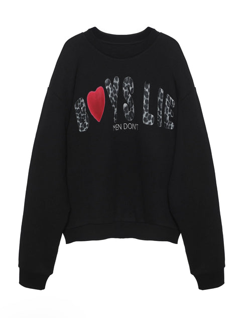 BLACK CAITLYN CODED KARA CREWNECK