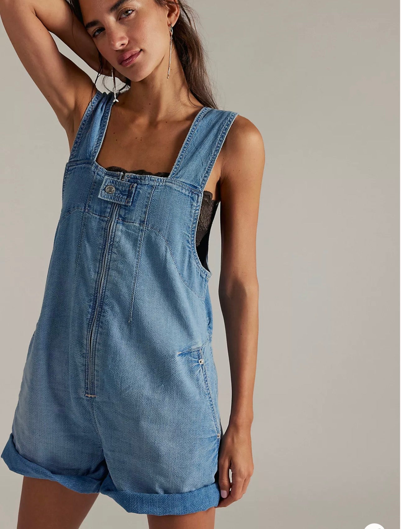 Jude Shortalls- Light Indigo