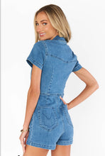 Load image into Gallery viewer, Ranch Romper- French Blue