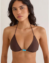 Load image into Gallery viewer, Pami Bikini Top- Brown With Beads