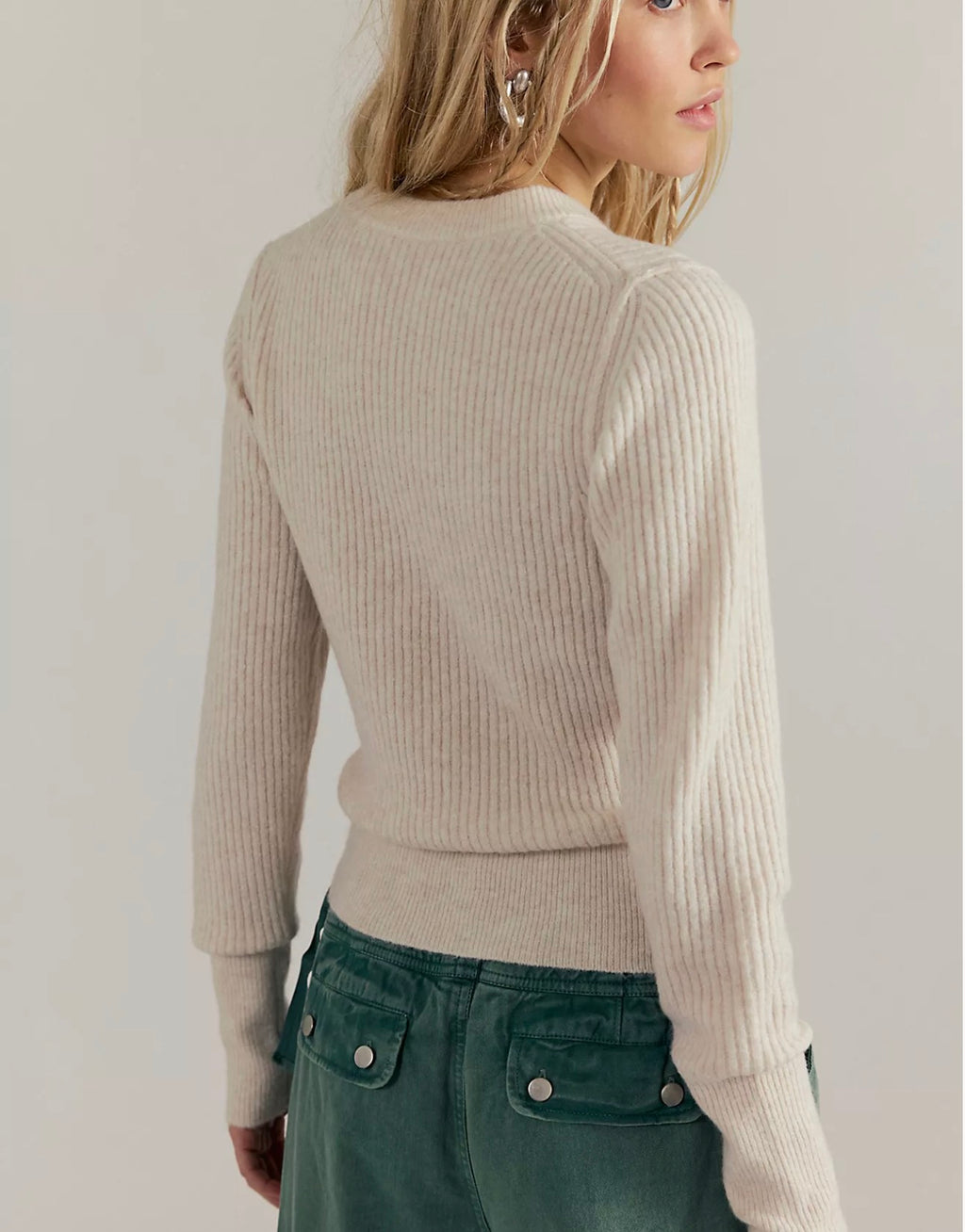 Ever After Pullover- Almond Milk Heather