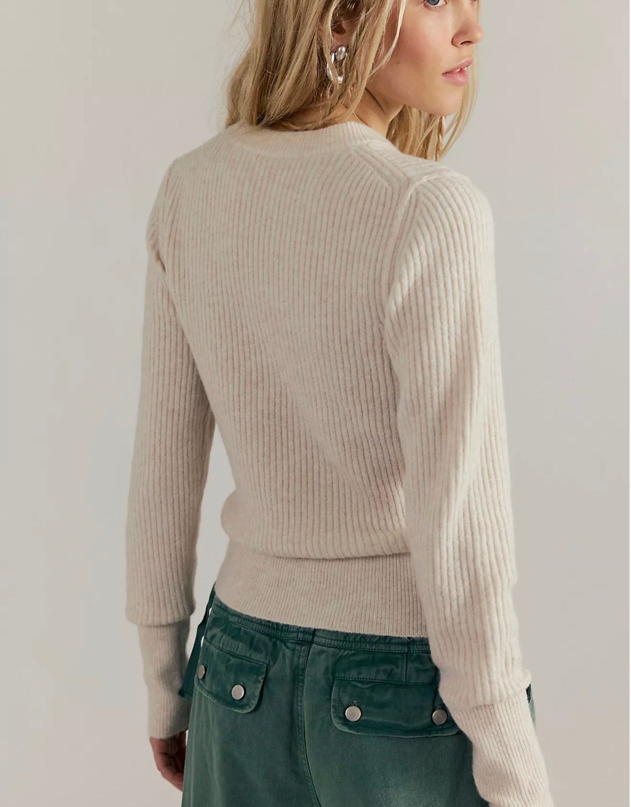 Ever After Pullover- Almond Milk Heather