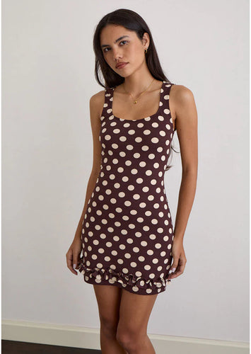 Vadora Frill Hem Mini Dress