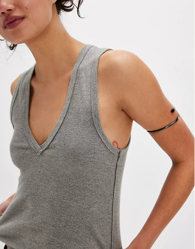 Neria Tank- Heather Grey