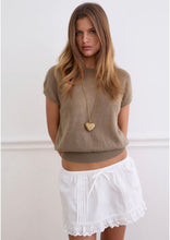 Load image into Gallery viewer, Ninon Mini Skirt- Poplin White