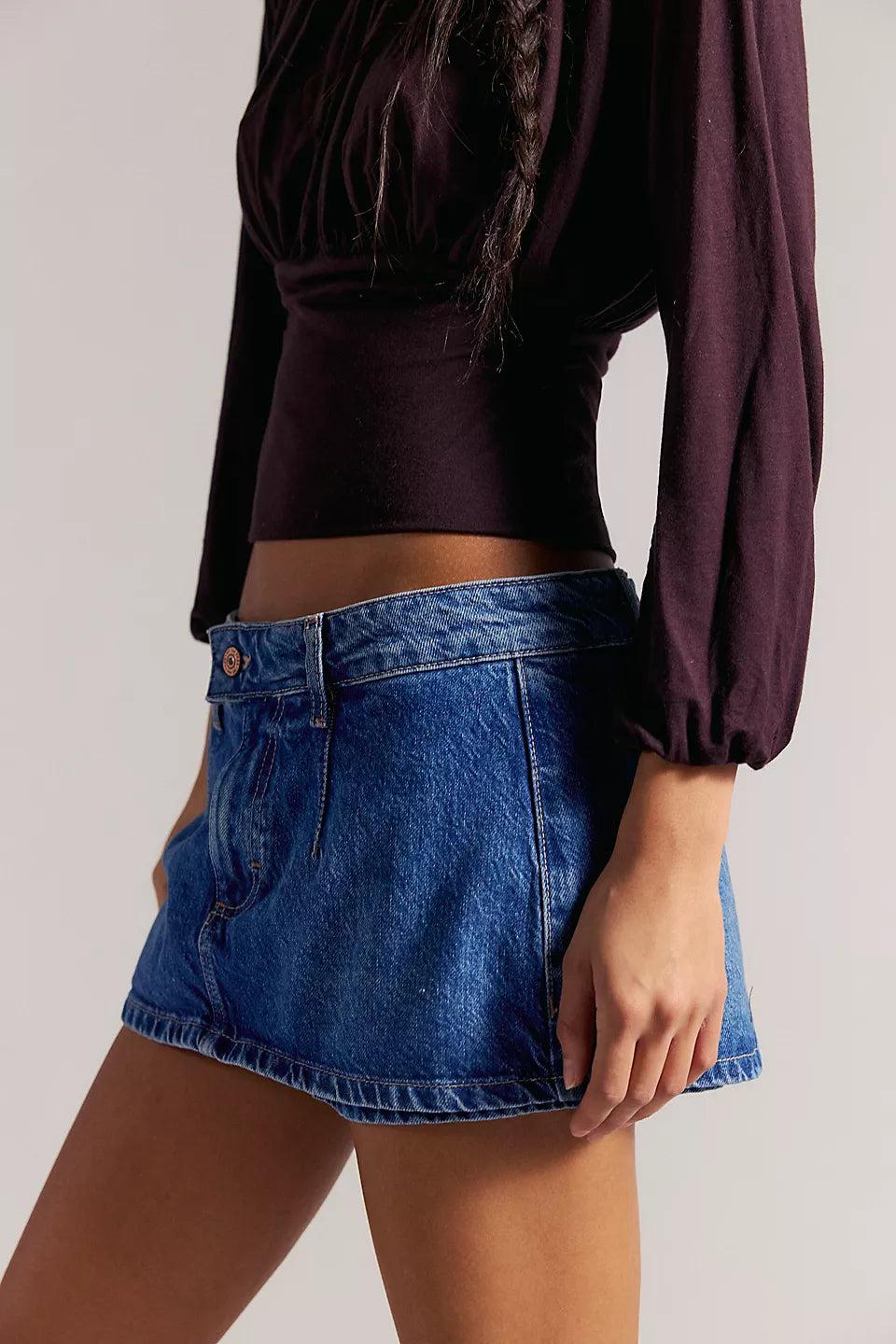 Galivanting Peekaboo Skort-Blue Rebel