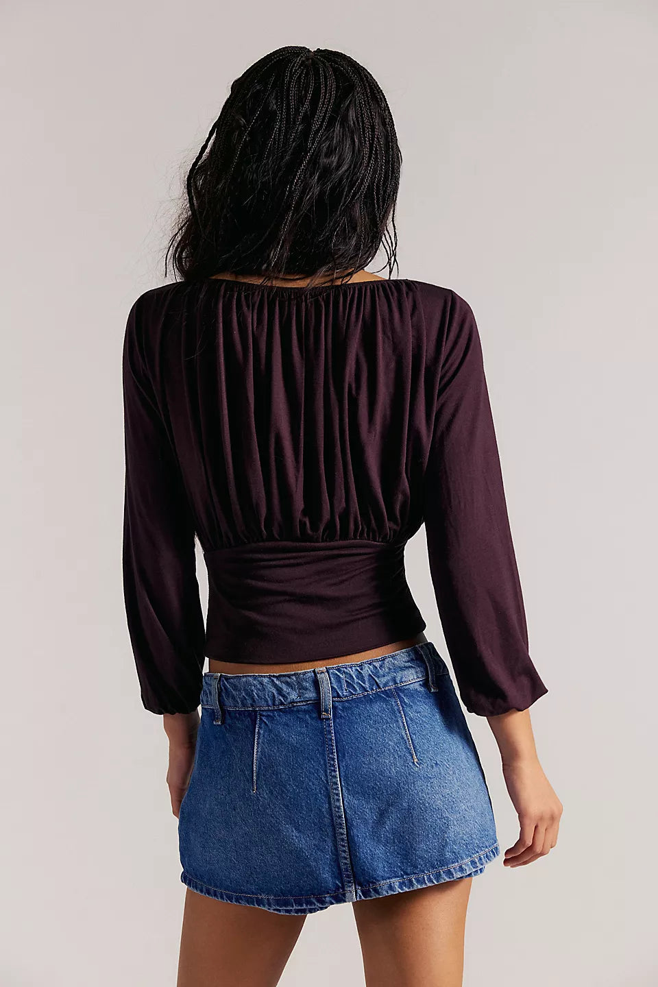 Galivanting Peekaboo Skort-Blue Rebel