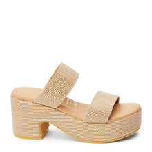 Load image into Gallery viewer, Ocean Ave Platform Sandal-Natural