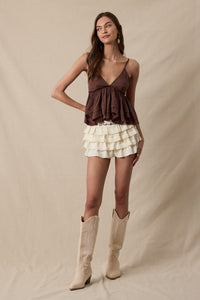 Eva Tank- Brown