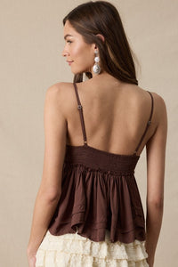 Eva Tank- Brown