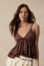 Load image into Gallery viewer, Eva Tank- Brown