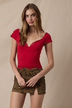 Load image into Gallery viewer, Edie Top- Red