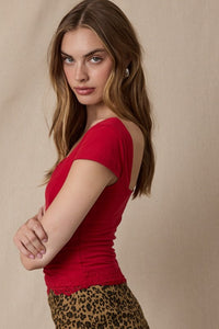 Edie Top- Red