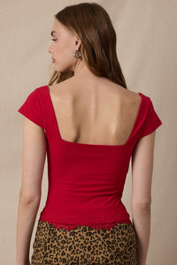 Edie Top- Red