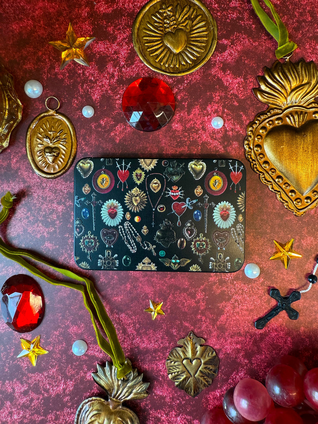 A Shop of Things Sacred Heart Mini Stash Tin at Miss Behavin'