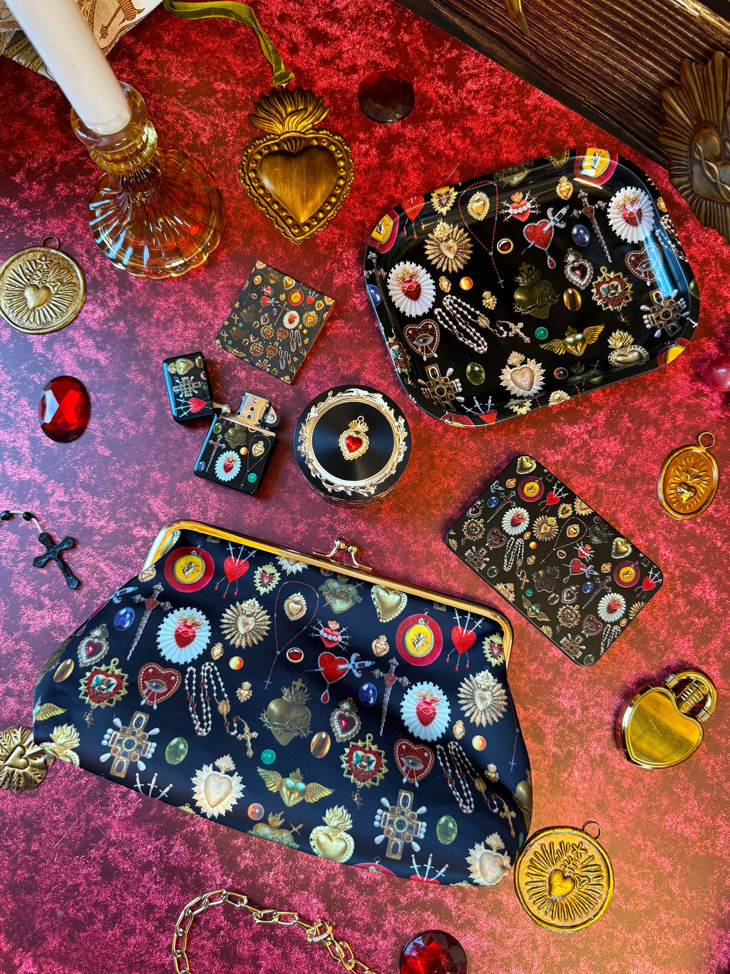 A Shop of Things Sacred Heart Mini Stash Tin at Miss Behavin'