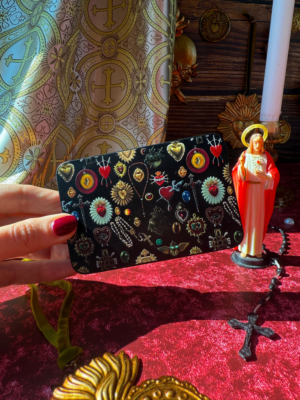 A Shop of Things Sacred Heart Mini Stash Tin at Miss Behavin'