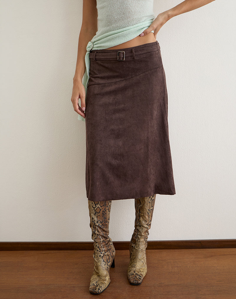 Jian Top with Buckle Waist in Sheer Knit Mint