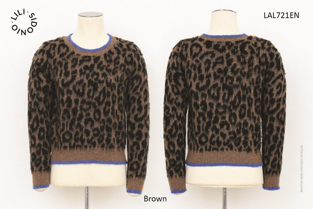 Molly Bracken Lucia Sweater in brown at Miss Behavin'