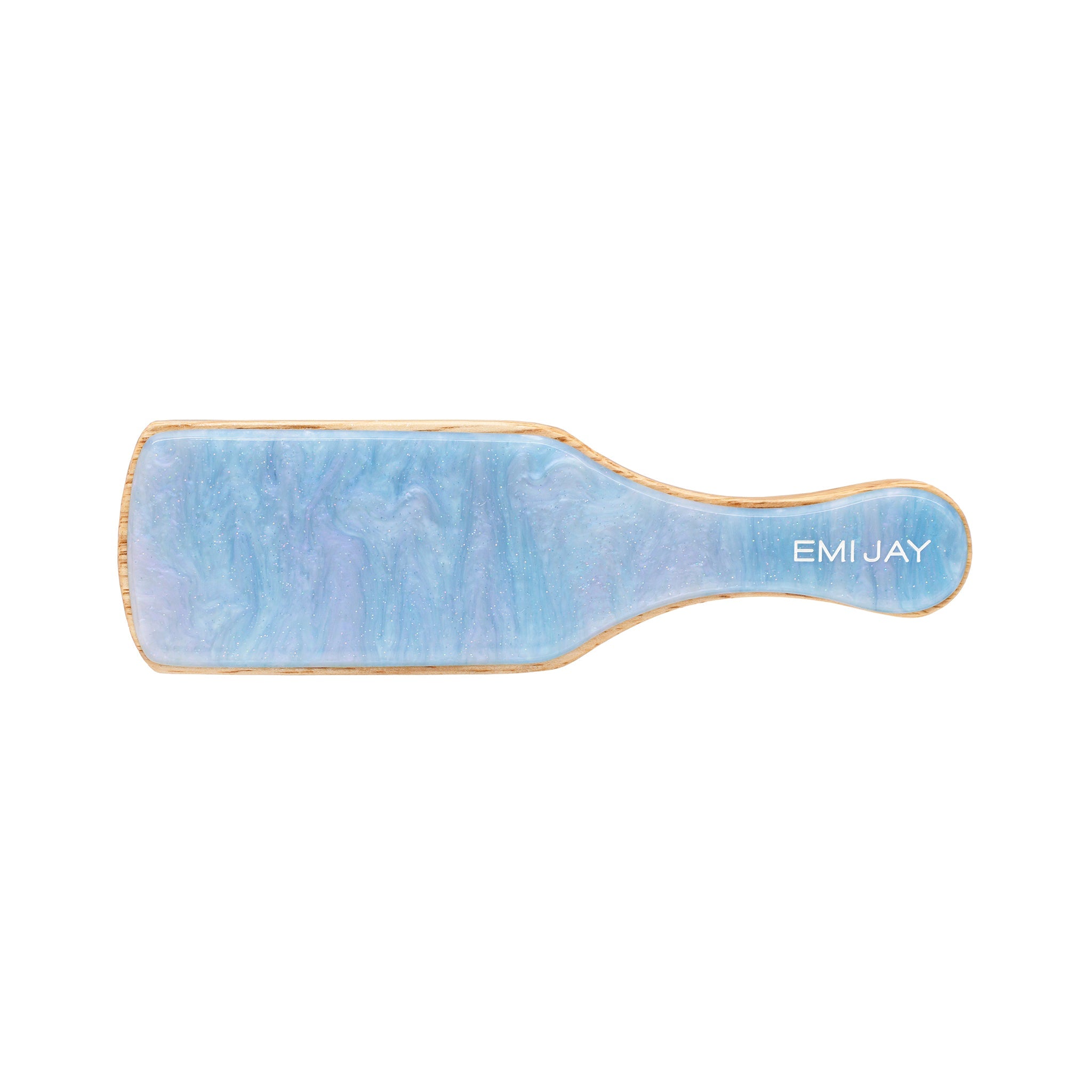 Emi Jay Mini Boar Bristle Brush in Blue Sugar at Miss Behavin'