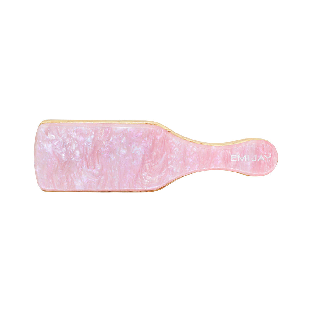 Emi Jay Mini Boar Bristle Brush in Pink Sugar at Miss Behavin'
