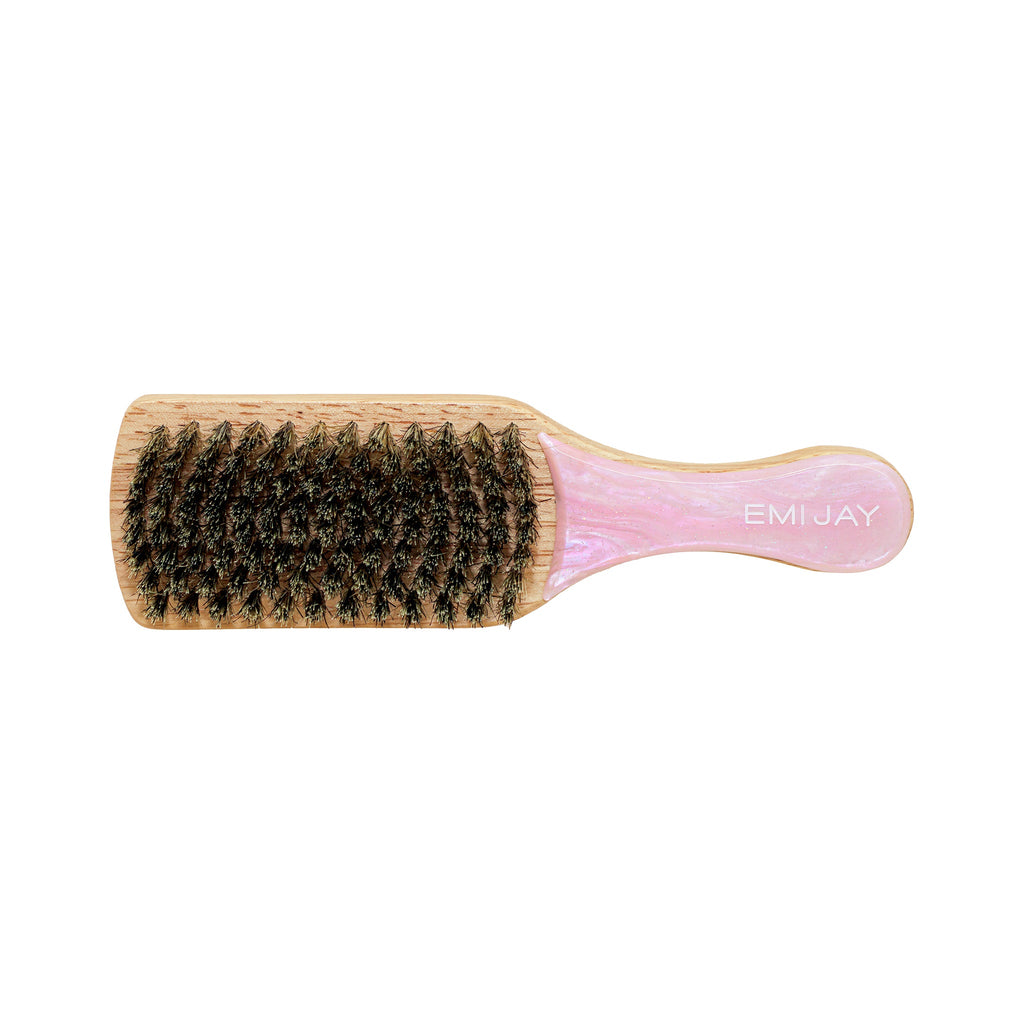 Emi Jay Mini Boar Bristle Brush in Pink Sugar at Miss Behavin'