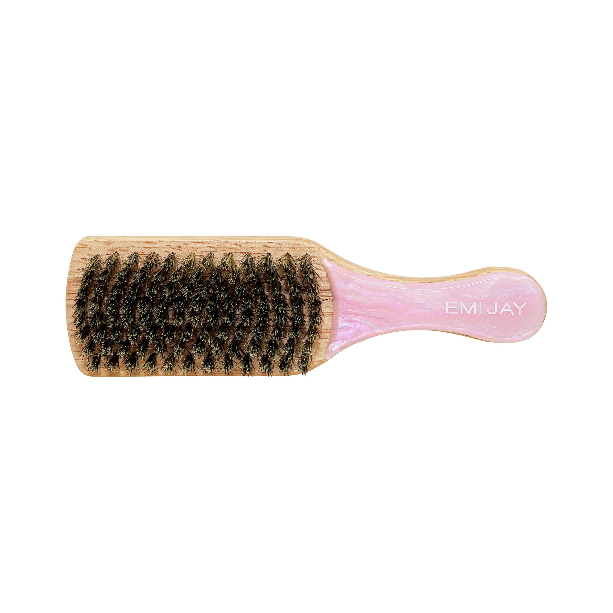 Emi Jay Mini Boar Bristle Brush in Pink Sugar at Miss Behavin'