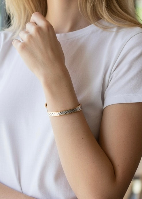Zoey Bracelet in white at Miss Behavin'