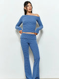 Sienna Pants blue multi at Miss Behavin'