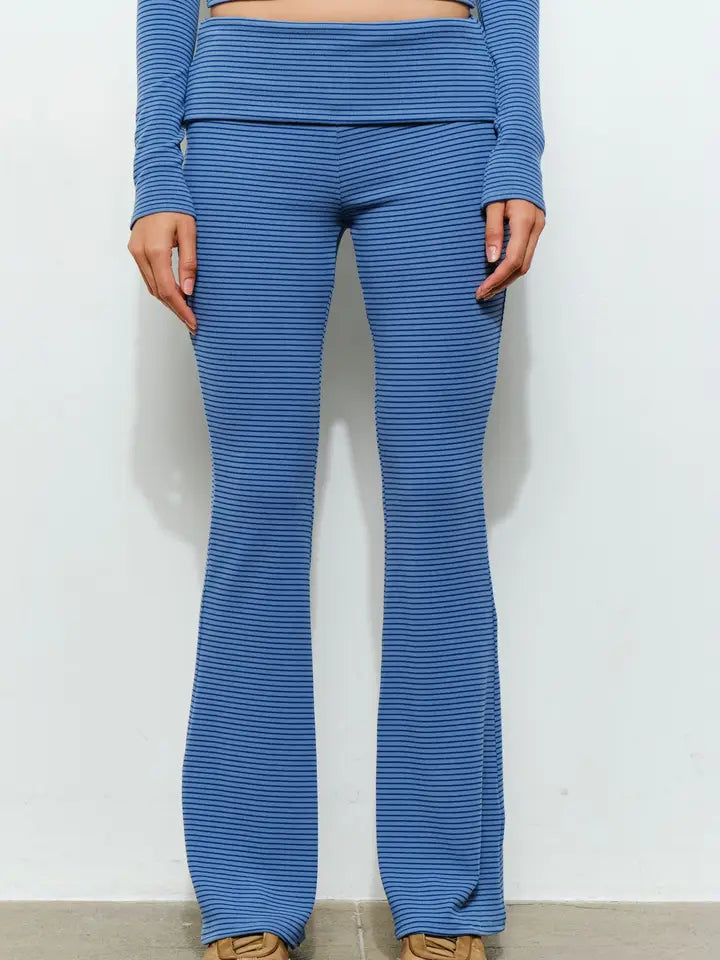 Sienna Pants blue multi at Miss Behavin'