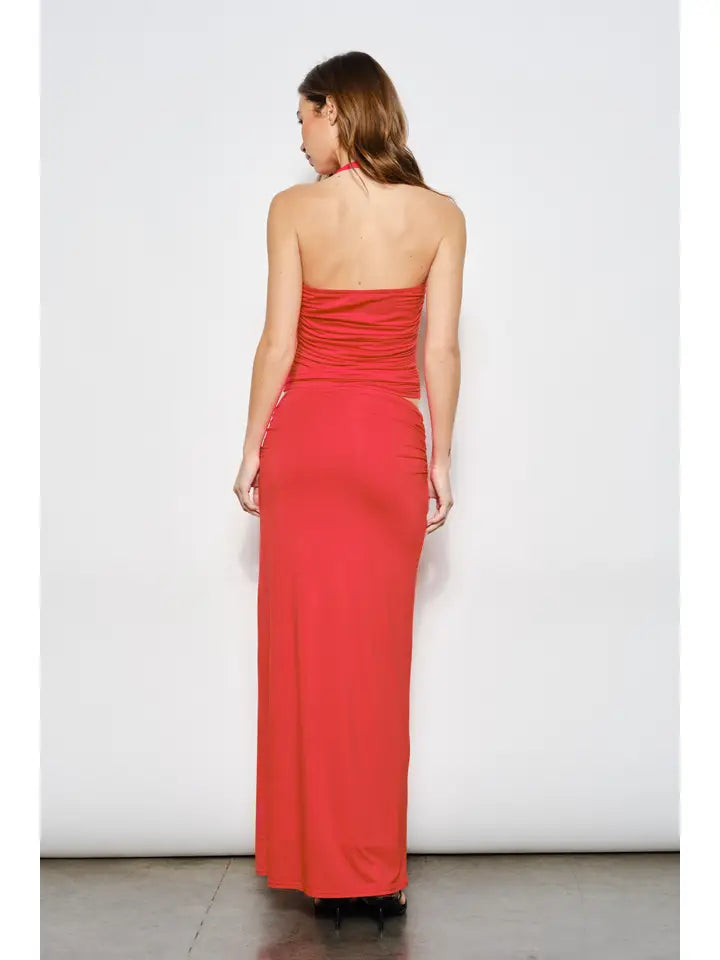 Sun star top red at Miss Behavin'